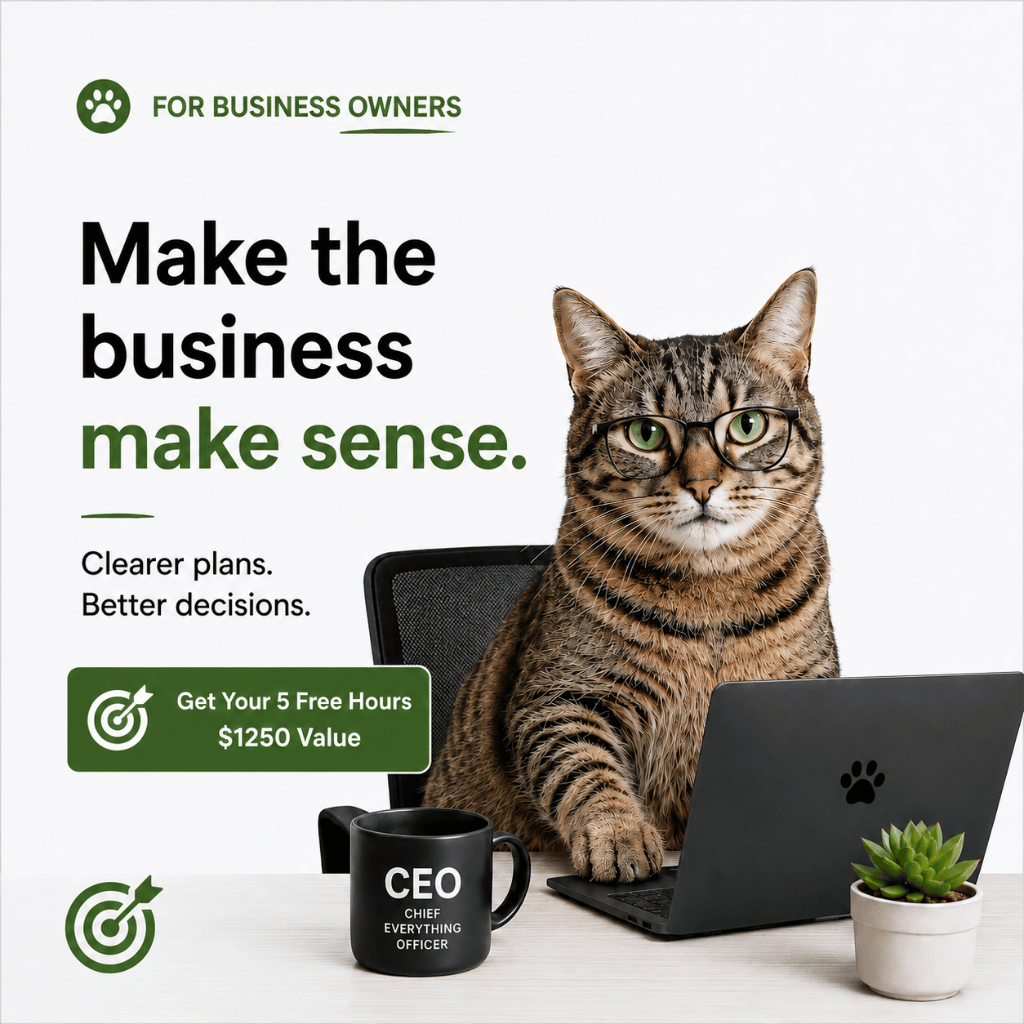 Making your business make sense and 5 free hours