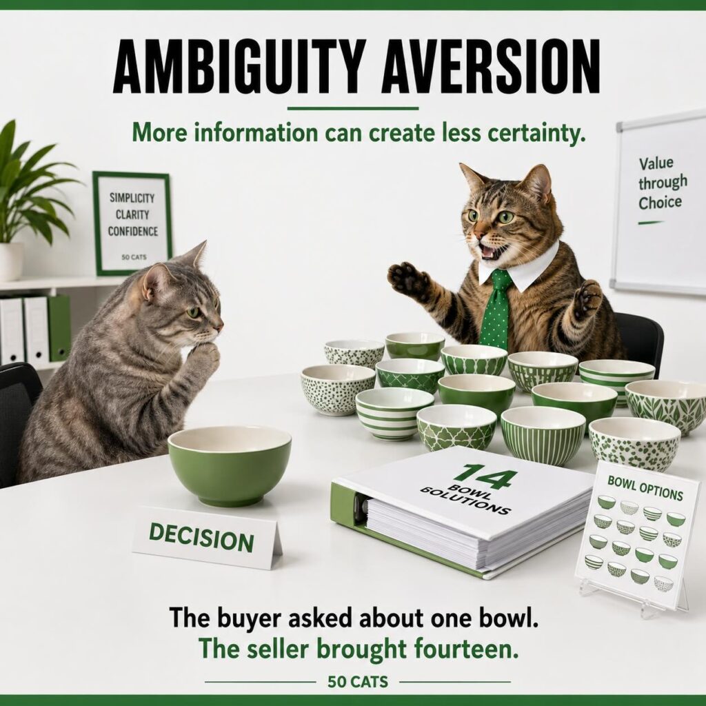 ambiguity aversion bias in sales