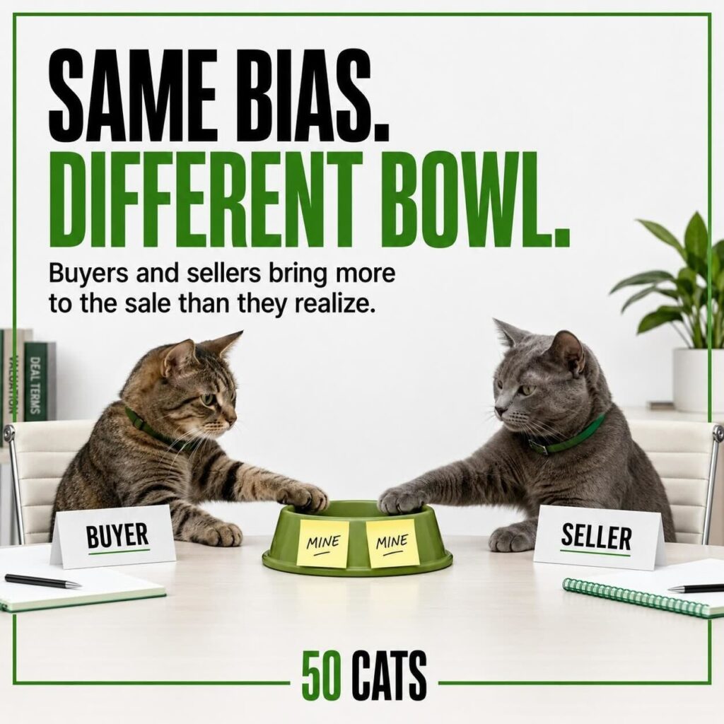 buyers and sellers bring the same bias to a sale 50 cats