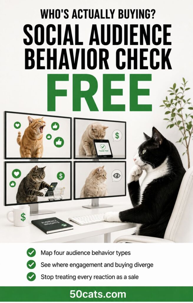 Social audience behavior check
